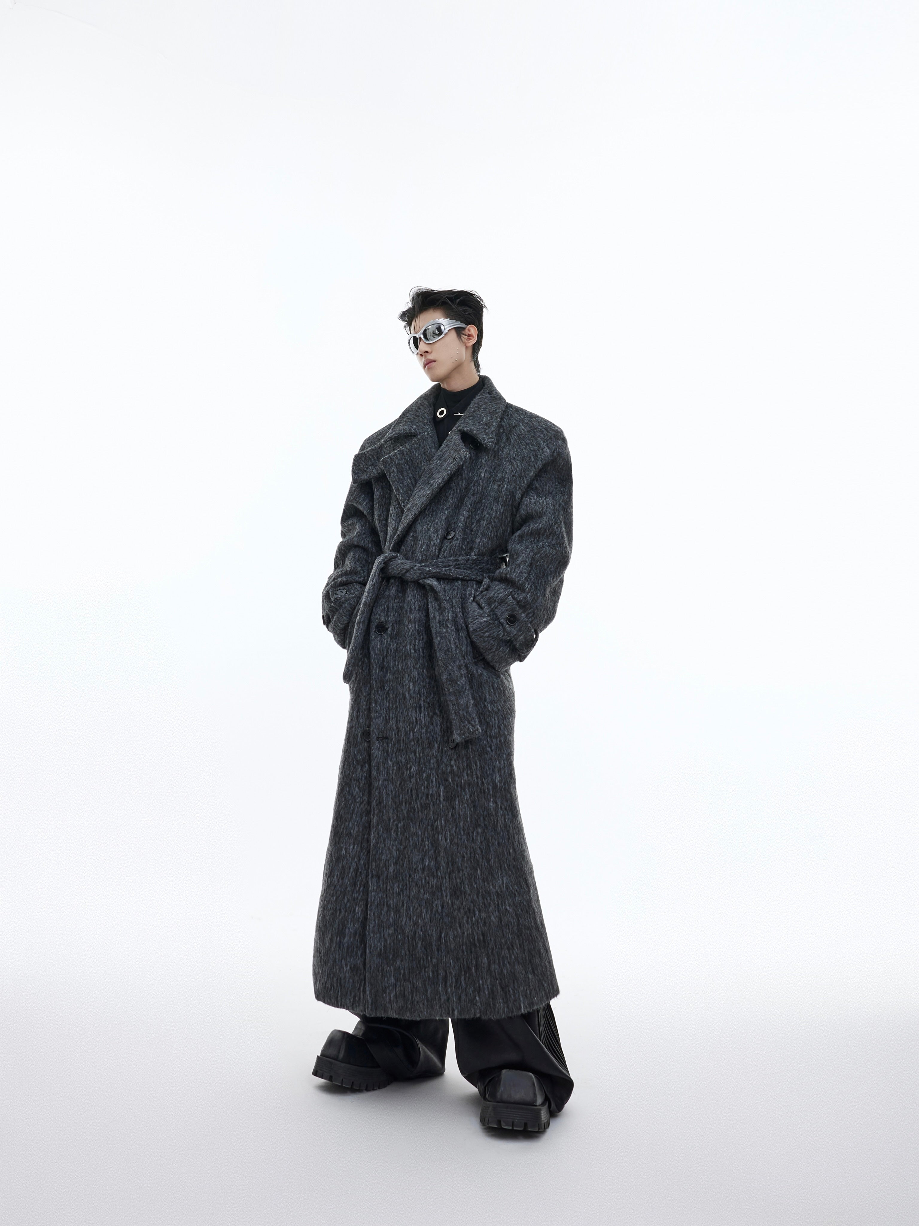 Double Layer Woolen Coat