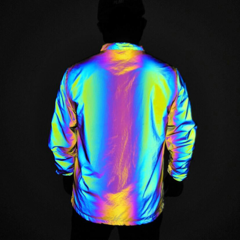 Reflective Rainbow Windbreaker – Bold Visibility | PHYLIA