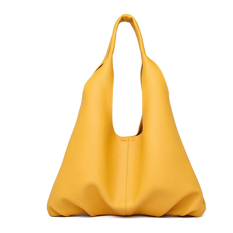 Minimalist Large Shoulder Bag – Spacious Everyday Tote | PHYLIA