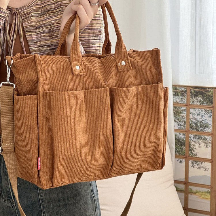 Large-Capacity Minimalist Tote Bag for Commuting | PHYLIA