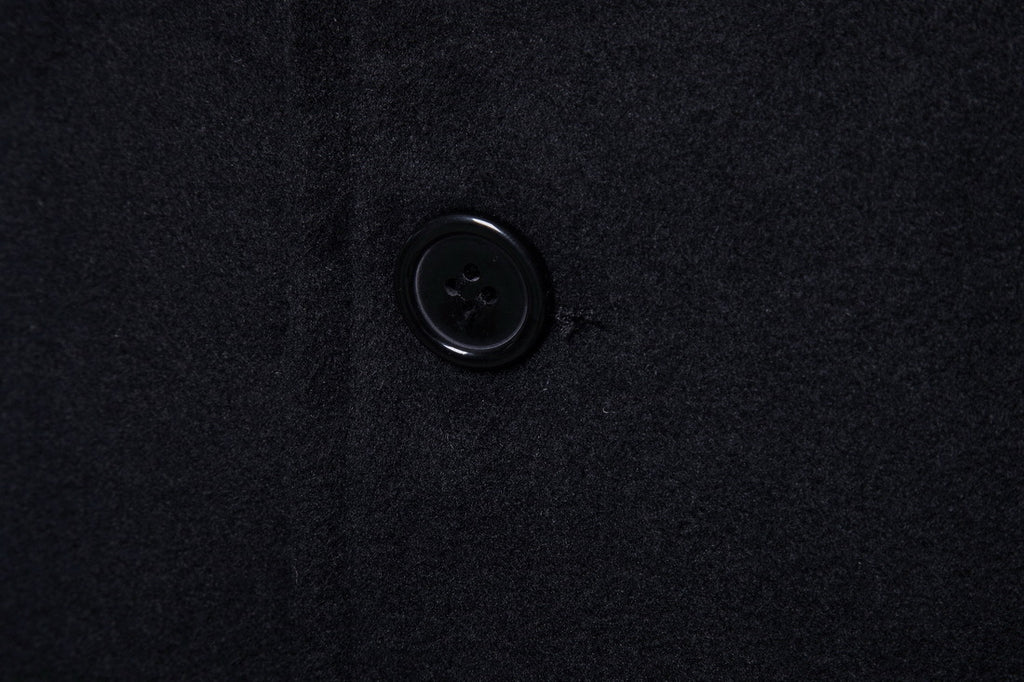 Woolen Trench Coat with Irregular Hem | PHYLIA