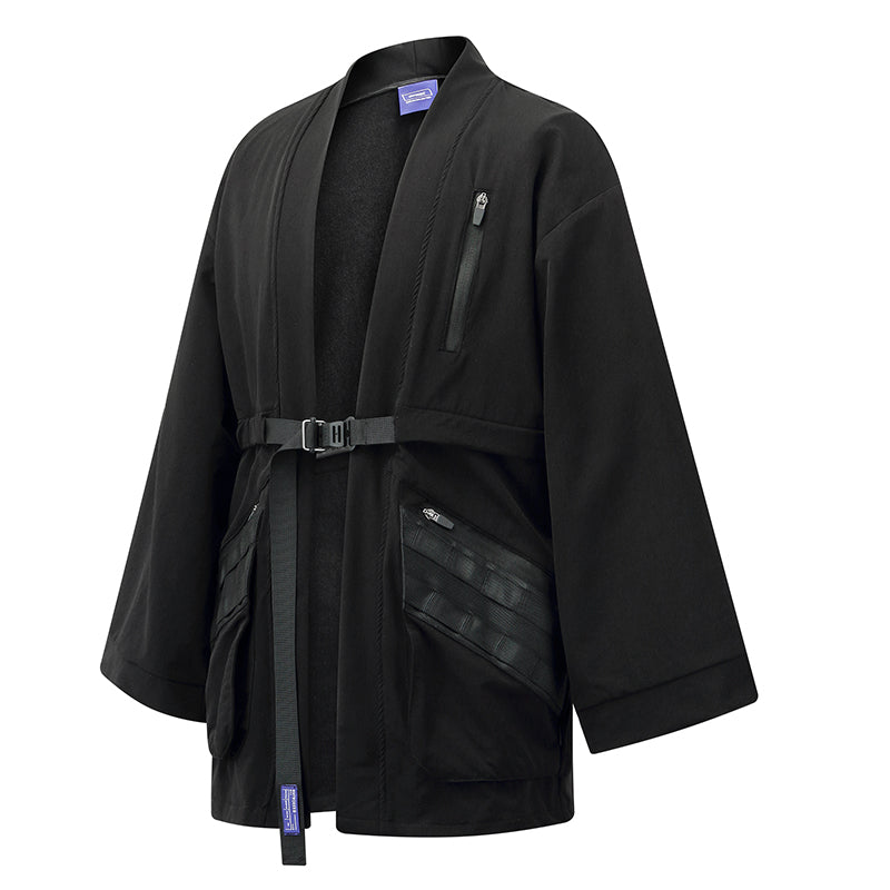Cyberpunk Dark Futuristic Loose Sleeve Trench Coat | PHYLIA