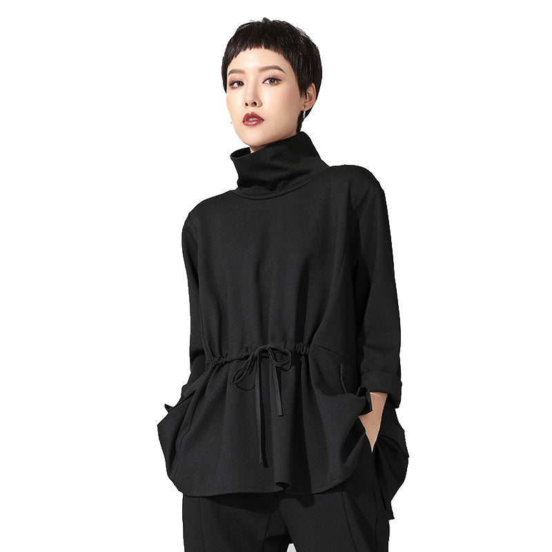 Accolade Crewneck Loose Pullover Top | PHYLIA