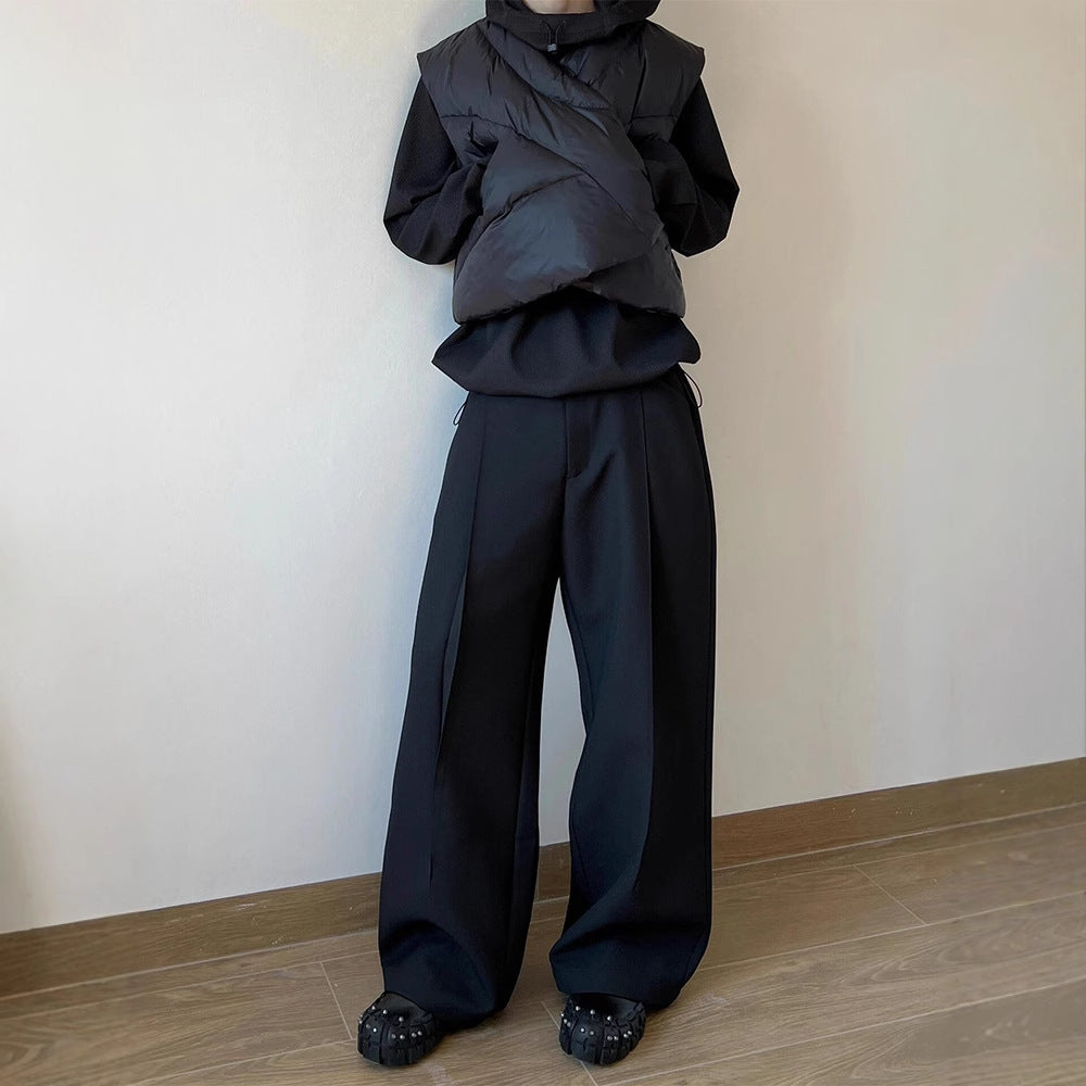 Irregular Vest-Style Thickened Cotton Padded Coat | PHYLIA