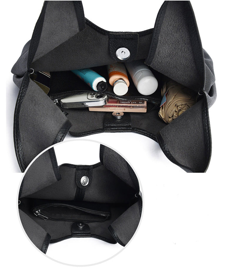 Minimalist Large Shoulder Bag – Spacious Everyday Tote | PHYLIA