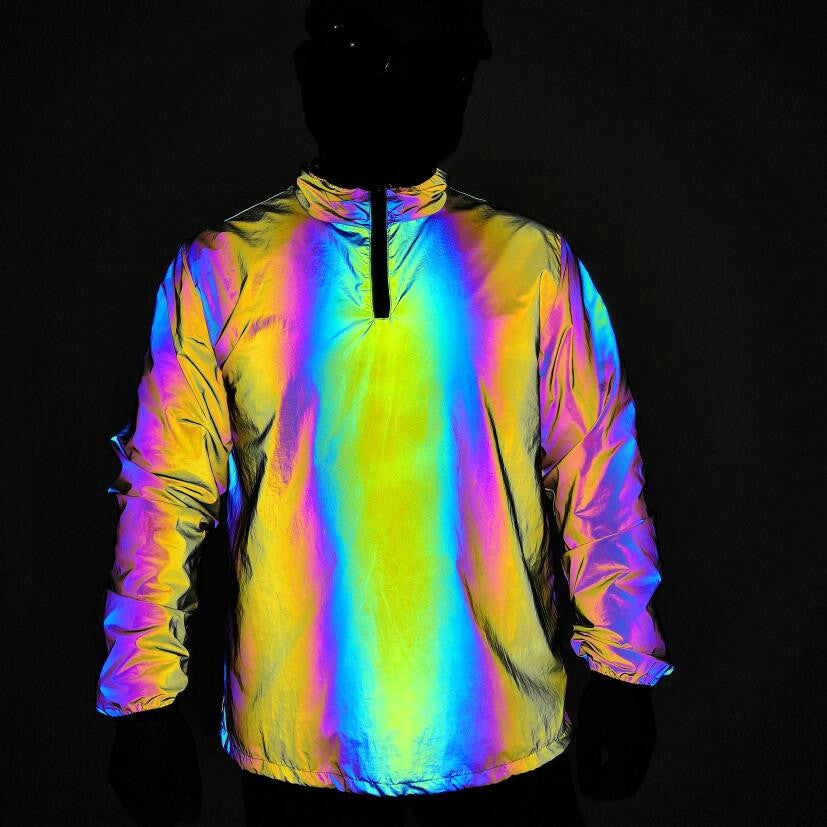 Reflective Rainbow Windbreaker – Bold Visibility | PHYLIA