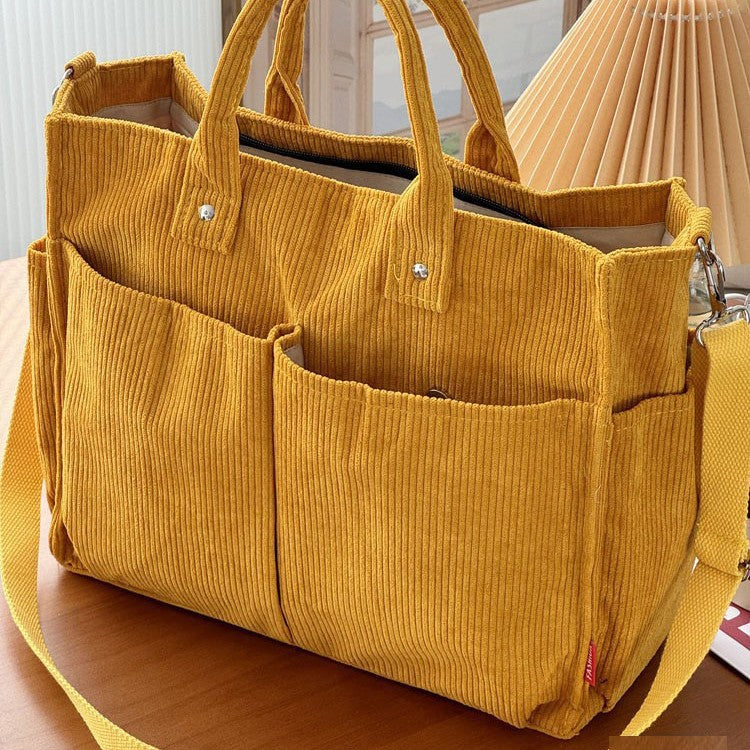 Large-Capacity Minimalist Tote Bag for Commuting | PHYLIA