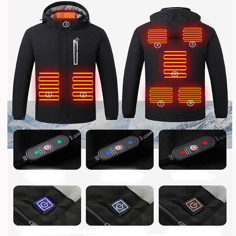 Smart Heating Jacket – USB Powered Warmth | PHYLIA