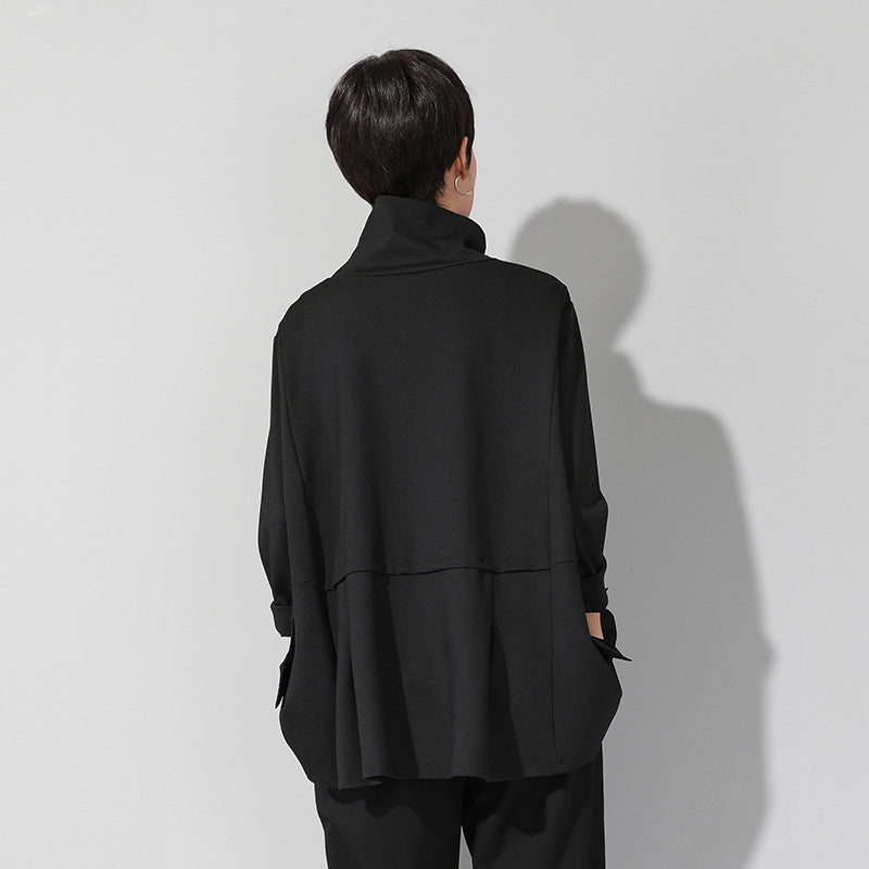 Accolade Crewneck Loose Pullover Top | PHYLIA