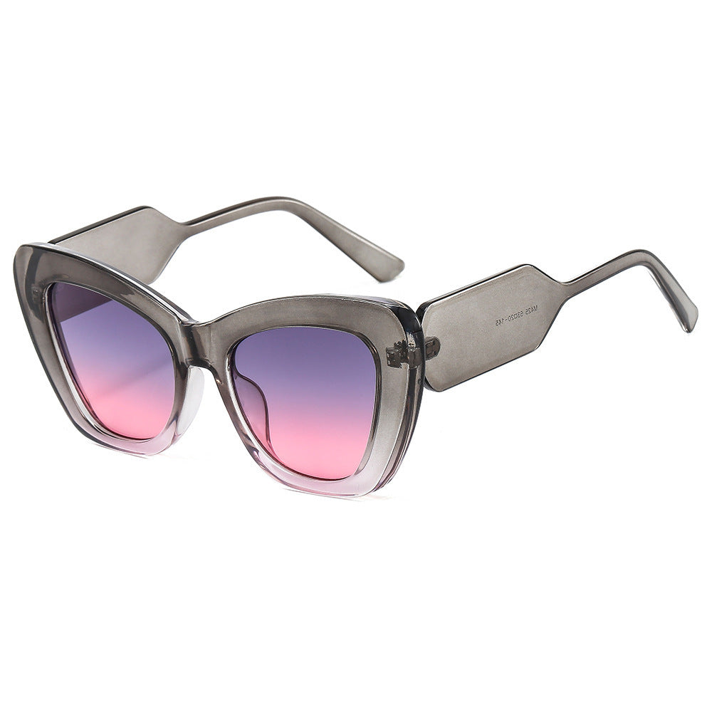 European & American Style Contrast Modern Color Sunglasses | PHYLIA