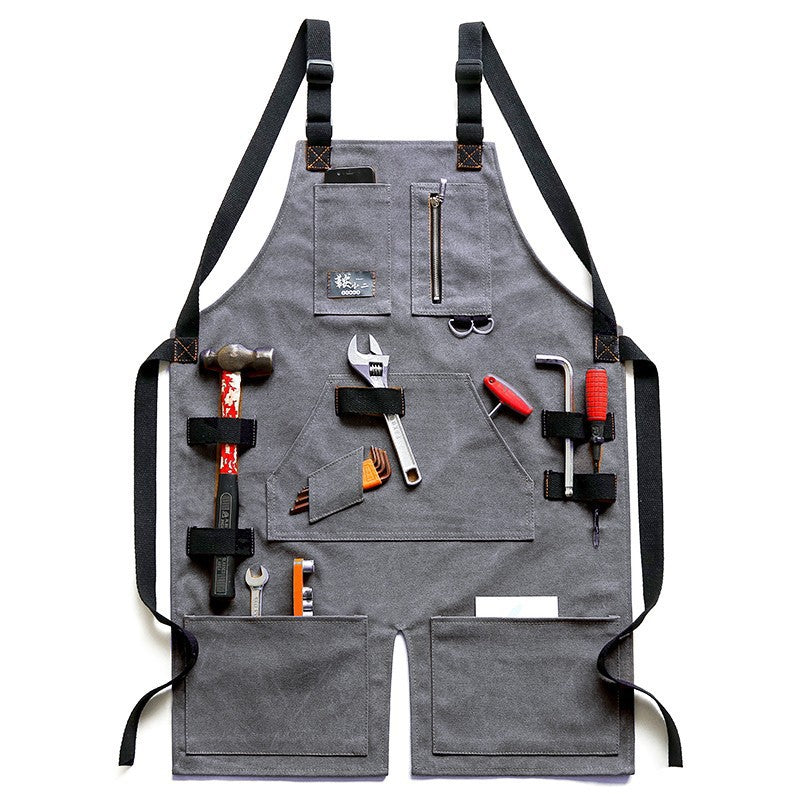 Men’s Heavy-Duty Waterproof Canvas Gardening Apron | PHYLIA