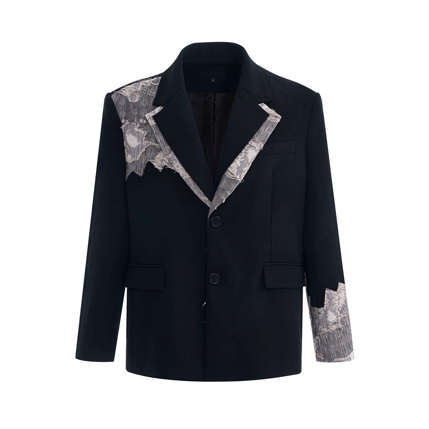Lace Stitching Suit Jacket | PHYLIA