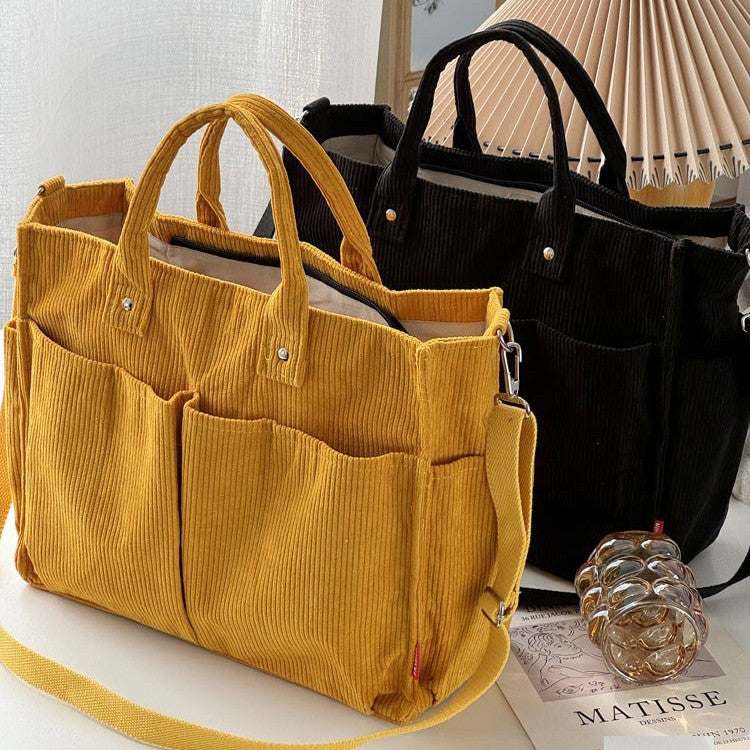 Large-Capacity Minimalist Tote Bag for Commuting | PHYLIA