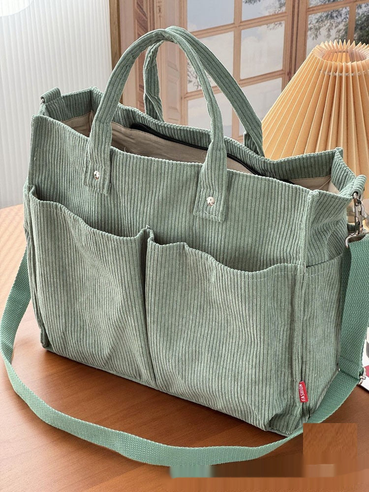 Large-Capacity Minimalist Tote Bag for Commuting | PHYLIA