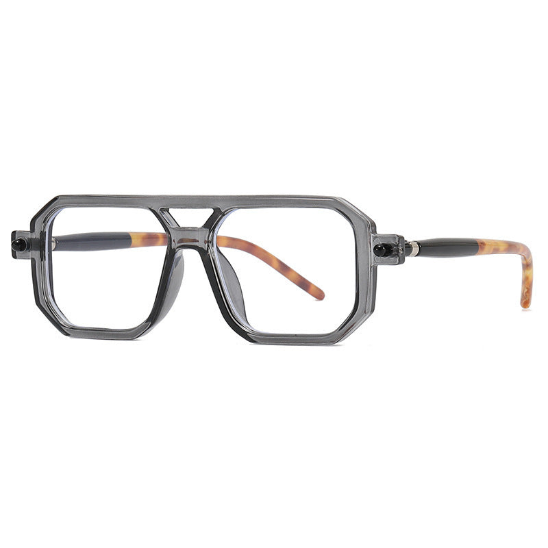 Thick Square Frame Glasses | PHYLIA