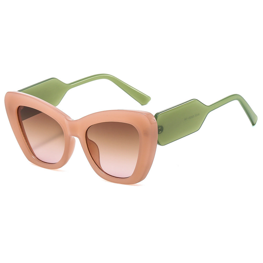 European & American Style Contrast Modern Color Sunglasses | PHYLIA