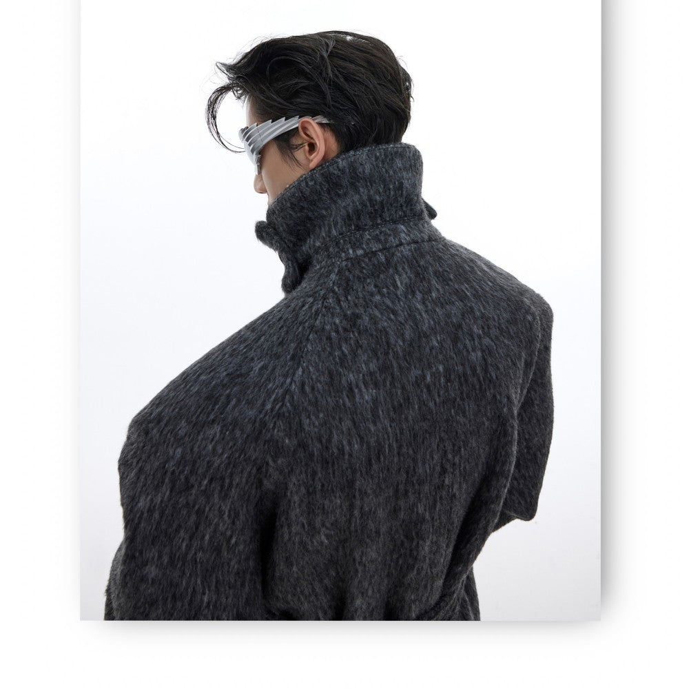 Double Layer Woolen Coat