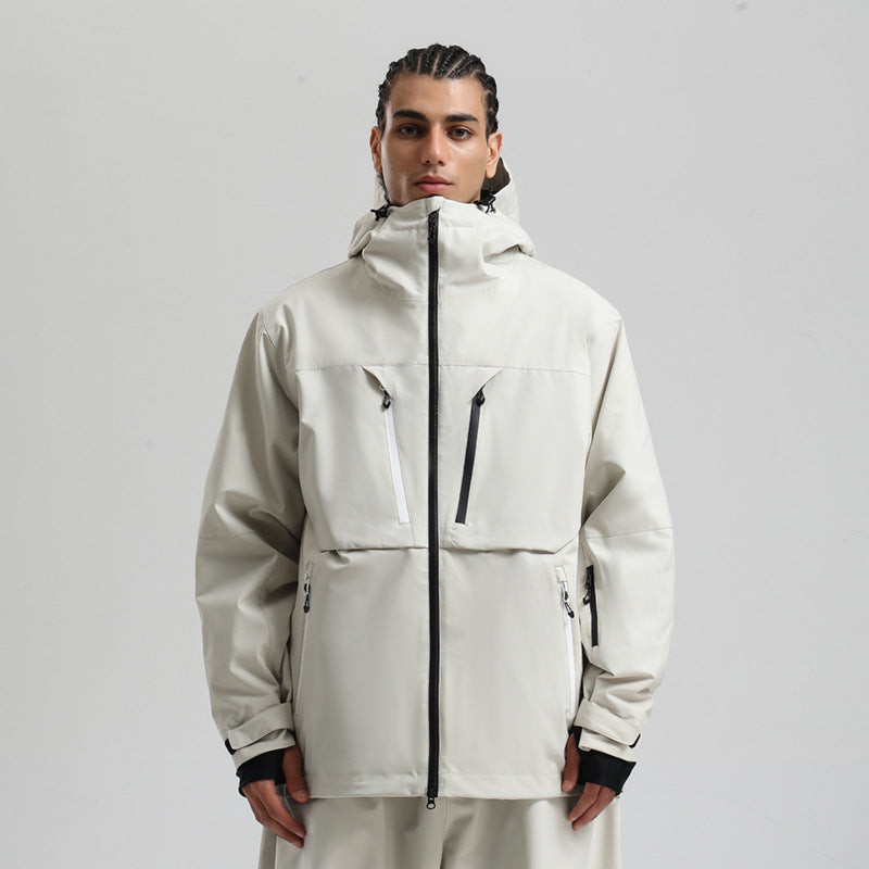 Breathable Waterproof Padded Loose-Fit Snow Jacket | PHYLIA