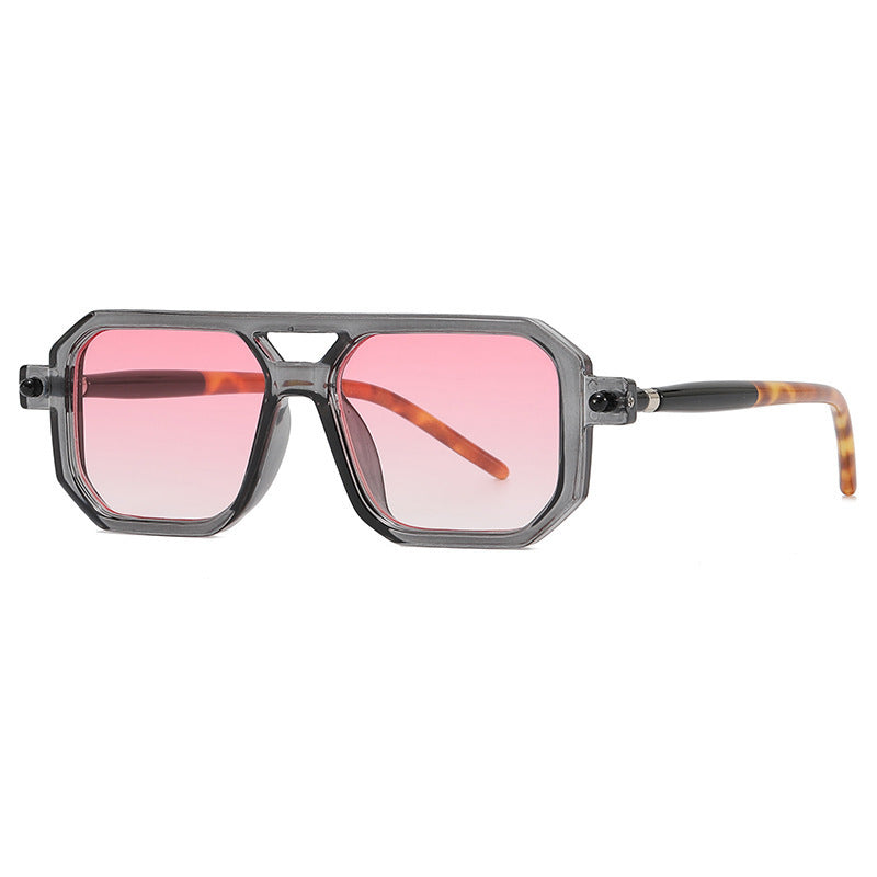 Thick Square Frame Glasses | PHYLIA