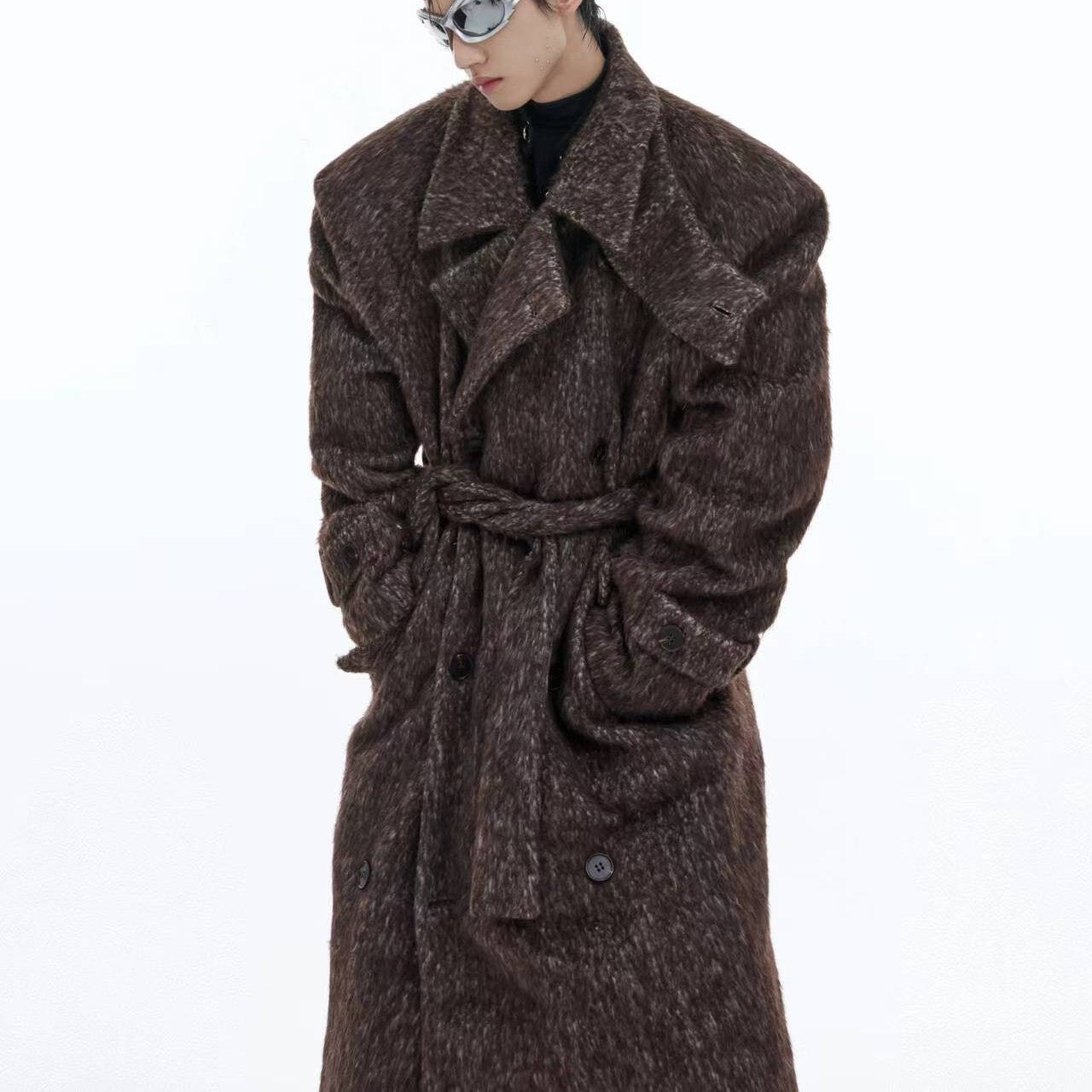 Double Layer Woolen Coat