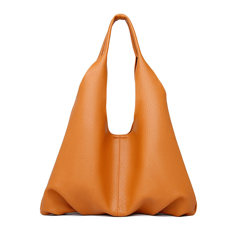 Minimalist Large Shoulder Bag – Spacious Everyday Tote | PHYLIA