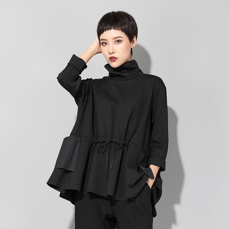 Accolade Crewneck Loose Pullover Top | PHYLIA